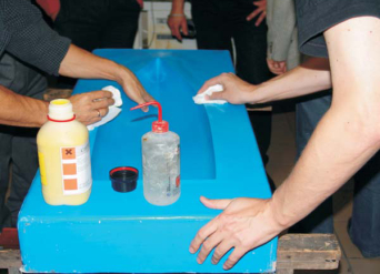 příprava formy pro infzní laminaci sika axson